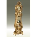 Art.513/1 Grandfather clock handcurved with 2 Angels